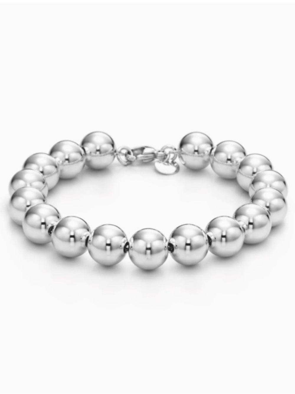 Tiffany & Co. Silver Silver Bead Bracelet